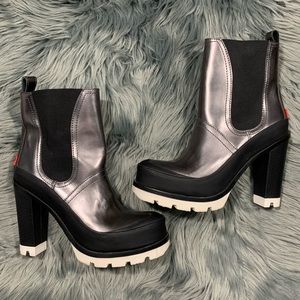 Hunter Original High Heel Chelsea Rain Boots
